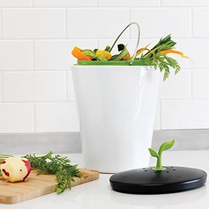 Bamboozle Food Composter, for Kitchen (Graphite)